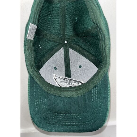 Vintage 90s Philadelphia Eagles Embroidered Green Adjustable Hat Cap Logo NWT - Picture 7 of 8